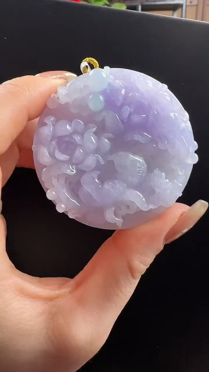 颈饰未镶嵌翡翠报喜鸟