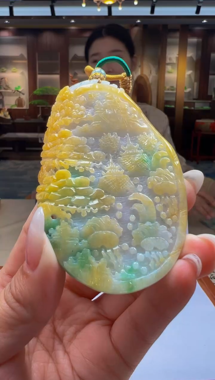 【闪购商品】定制翡翠未镶嵌Q2025-3-8-63