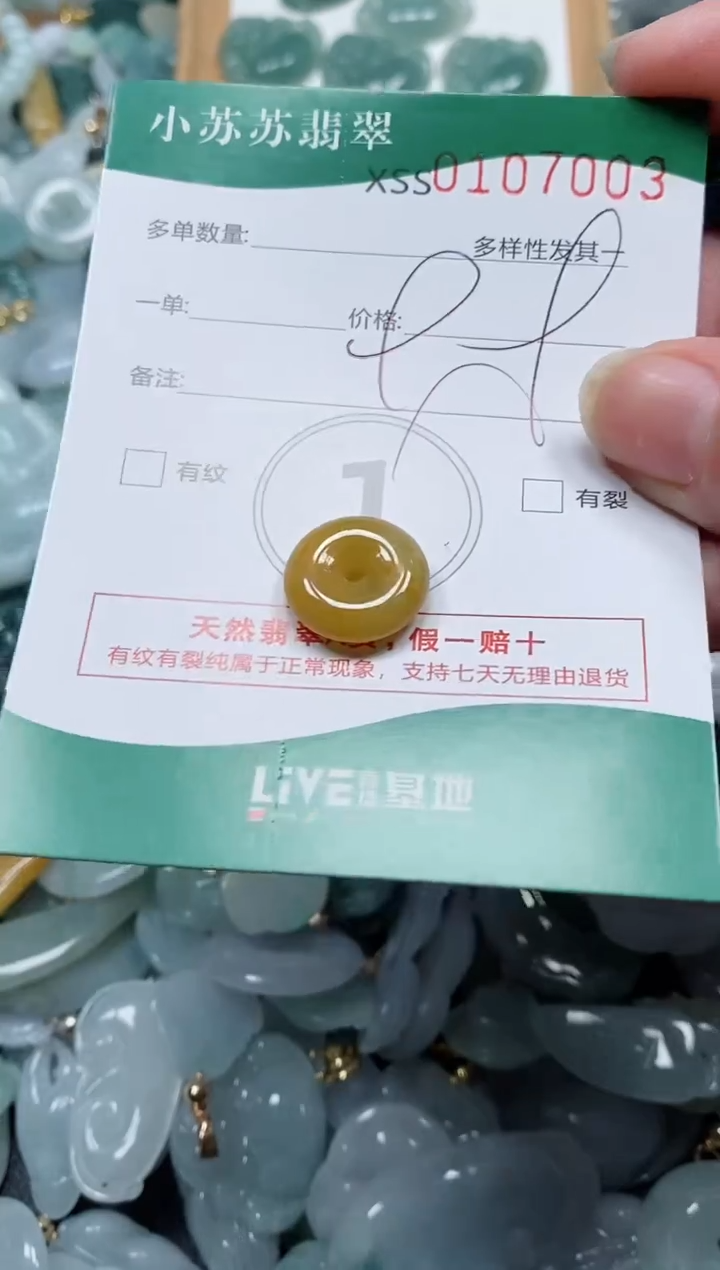 【闪购商品】翡翠颈饰未镶嵌闪购商品0107003