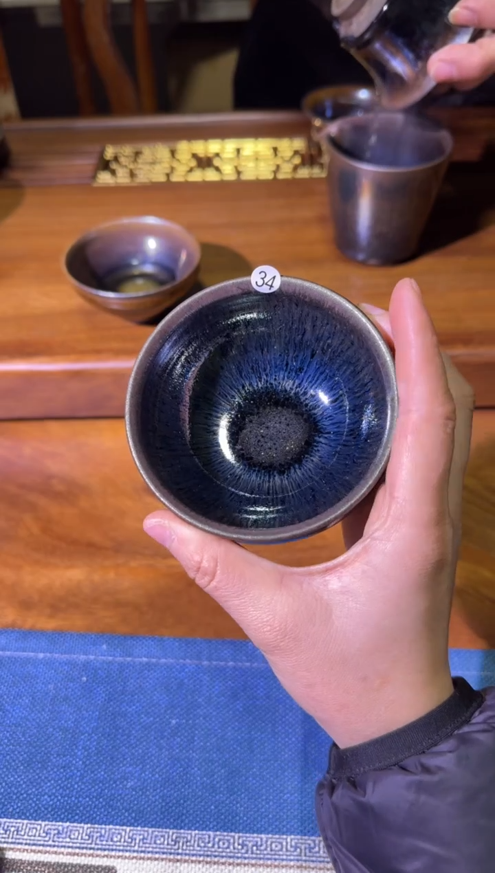 【闪购商品】茶盏34京工美作国际龙窑建盏幕禾堂开窑节