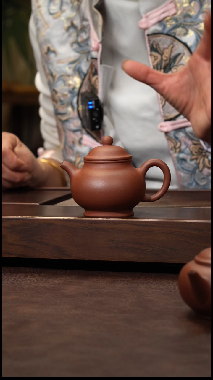 茶壶紫砂底槽清小潘壶*130cc左右