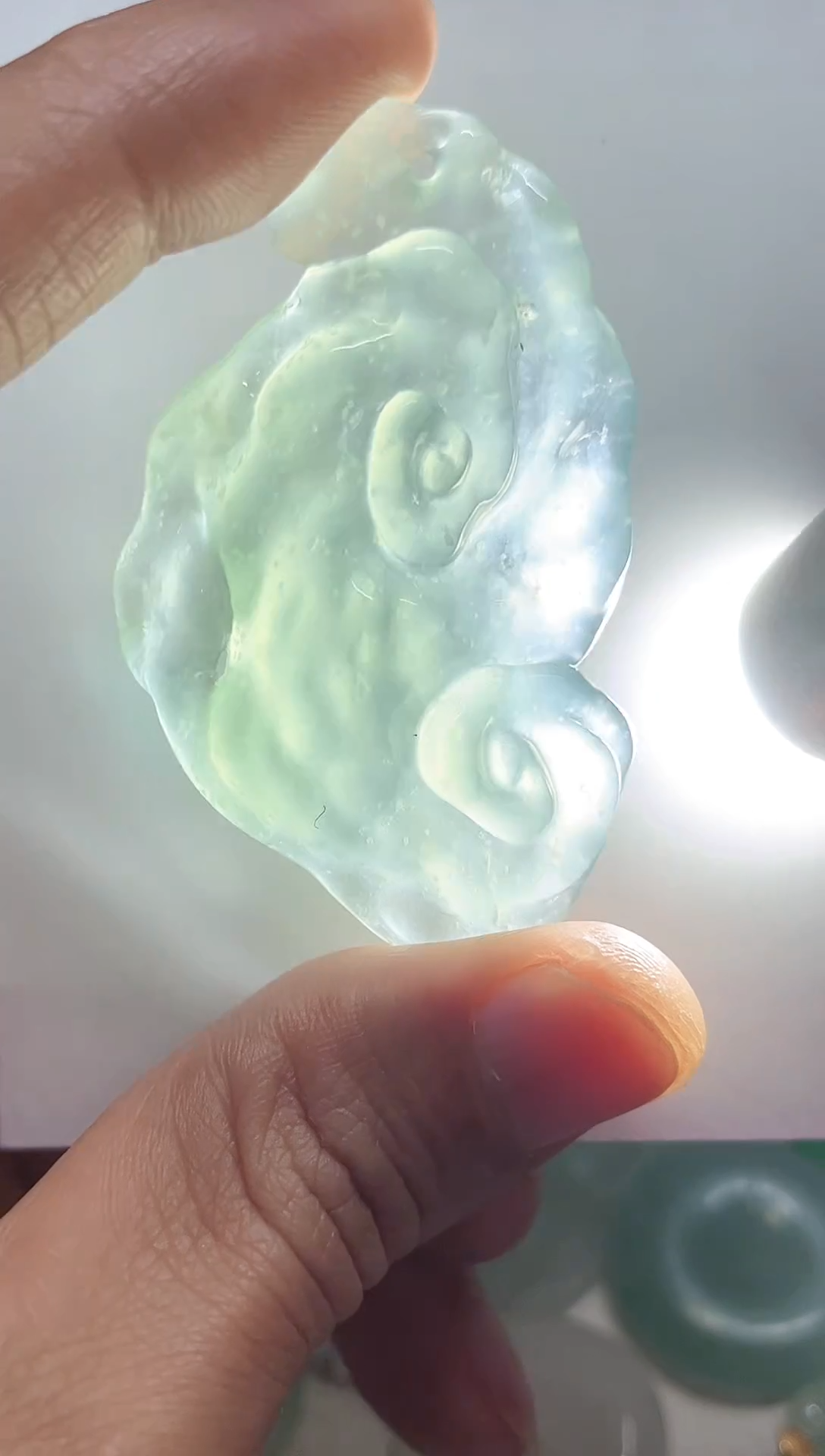 【闪购商品】翡翠颈饰未镶嵌天然缅甸A货翡翠吊坠