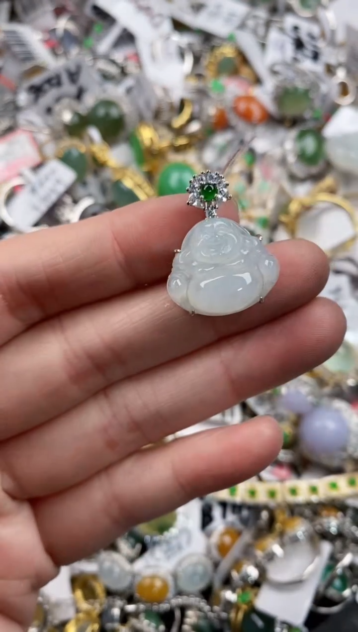 银S925镶嵌戒指翡翠12-12-12     5