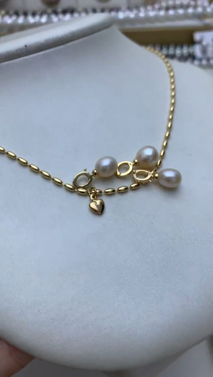 项链未镶嵌淡水珍珠w24 多样性发其一