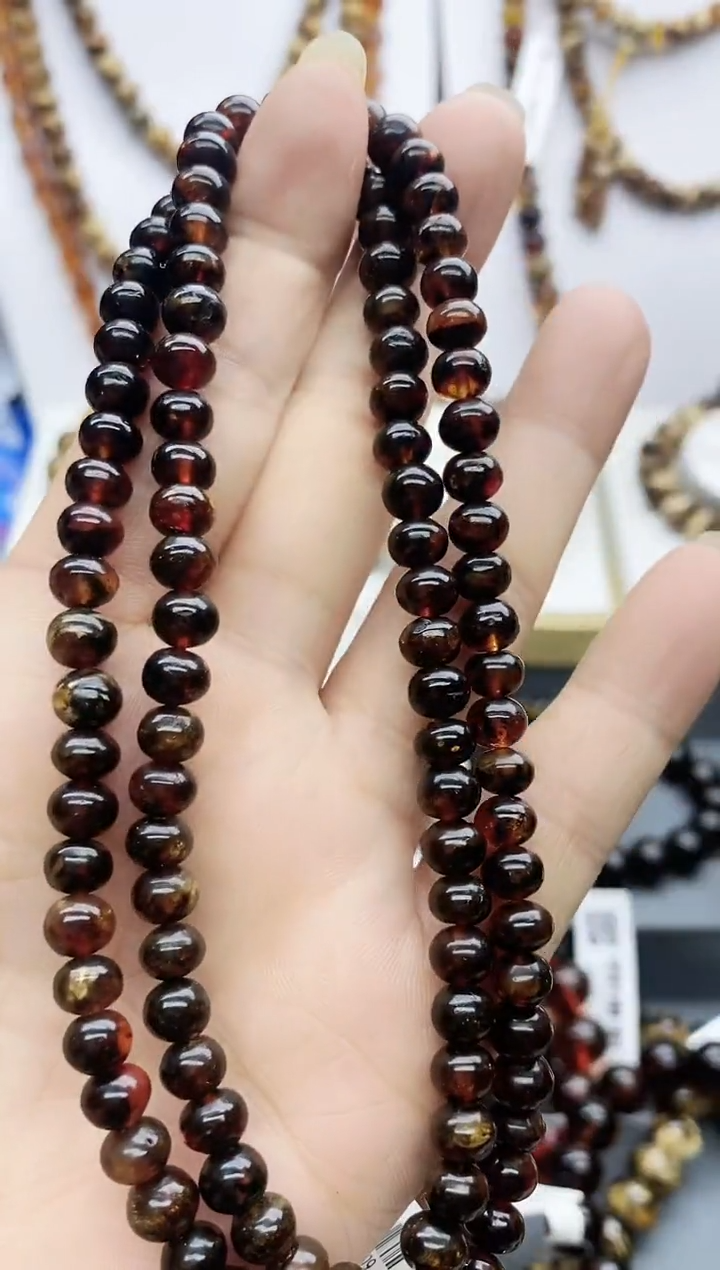 【闪购商品】琥珀颈饰未镶嵌6琥珀