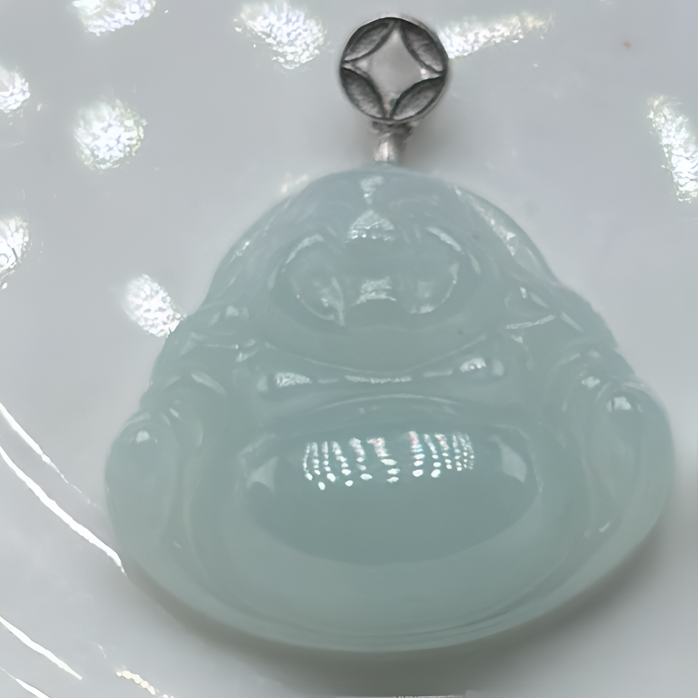 天然缅甸翡翠A货，福利款佛公精美时尚百搭气质精致雕刻简约有底色