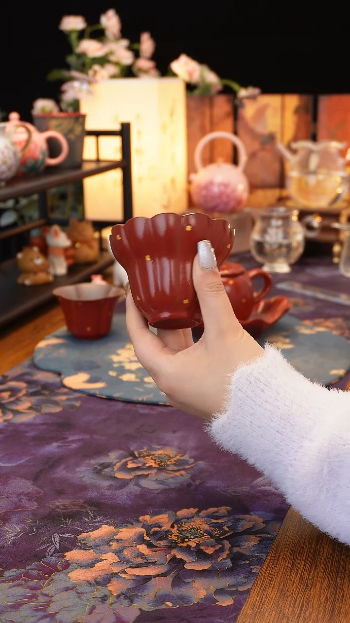 【闪购商品】洒金佛手杯·······