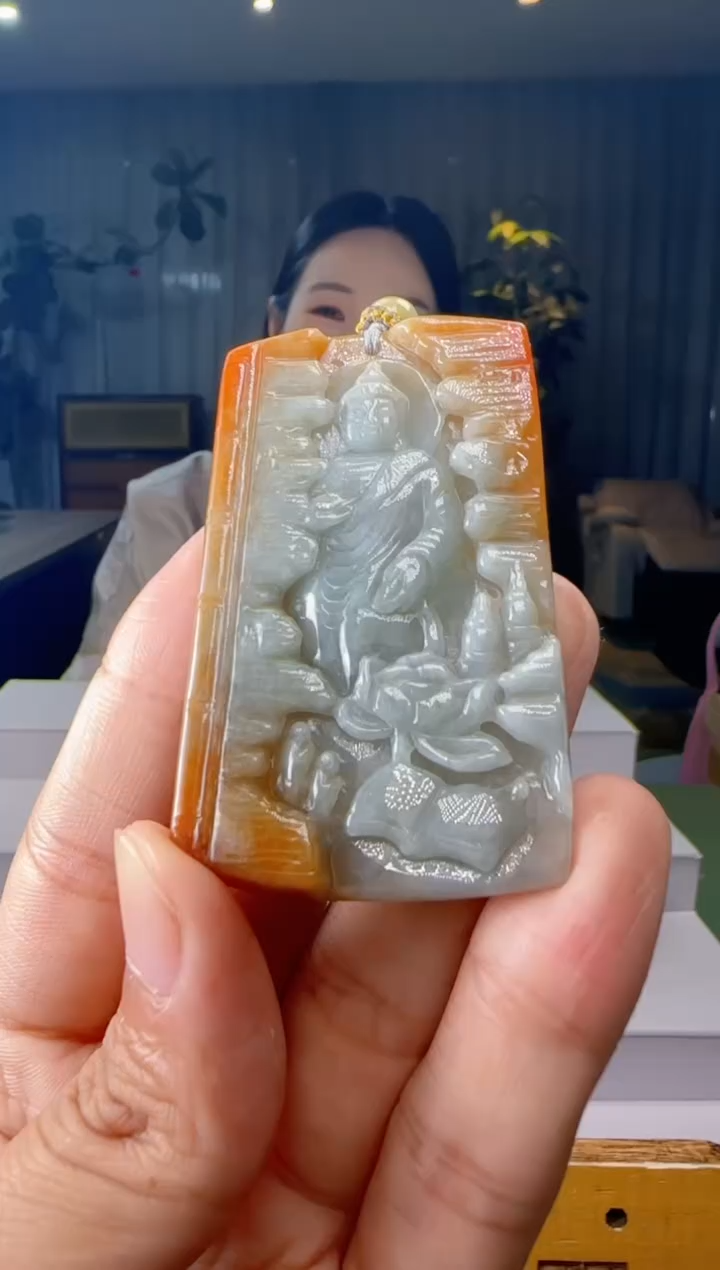 吊坠(不含链)未镶嵌翡翠AR@@60B7J20166