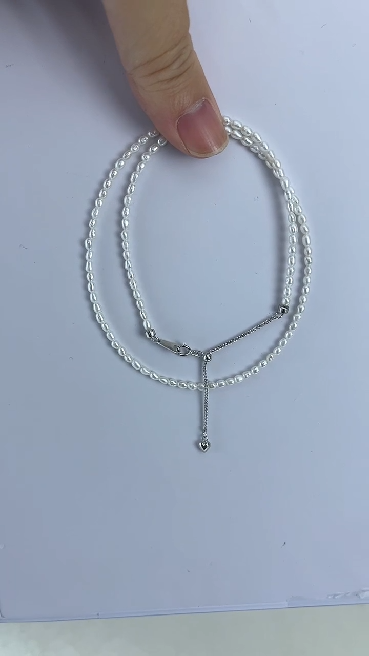 【闪购商品】淡水珍珠颈饰未镶嵌天然极光珍珠keshi小米珠2-3