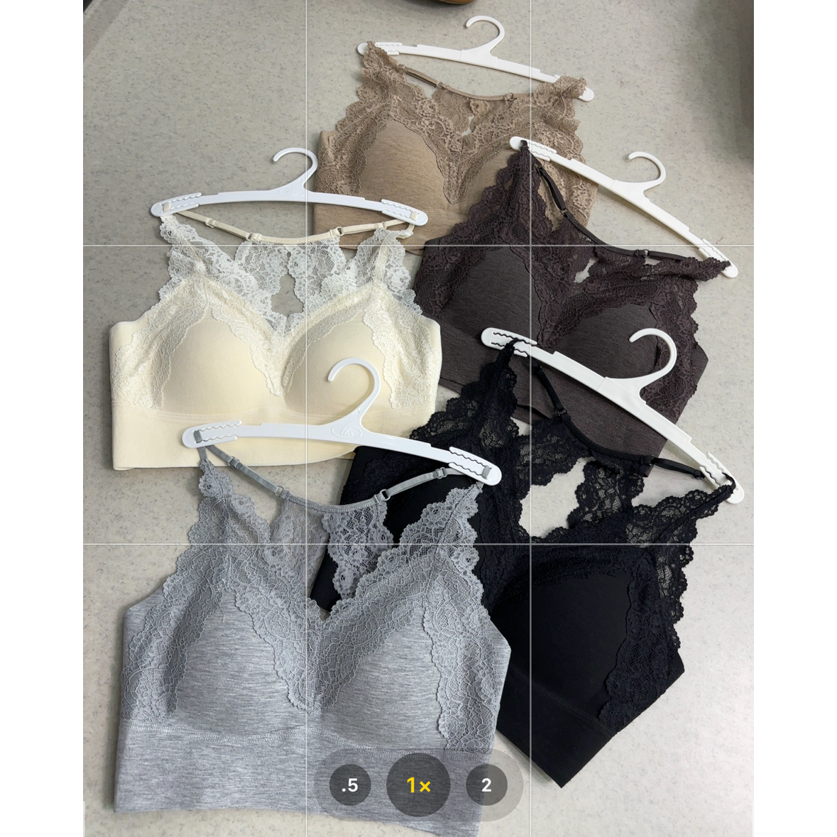 艳艳家 新款蕾丝时尚舒适美背