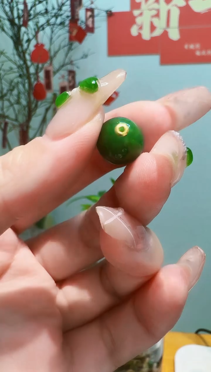 【闪购商品】和田玉吊坠(不含链)18K金镶嵌0880