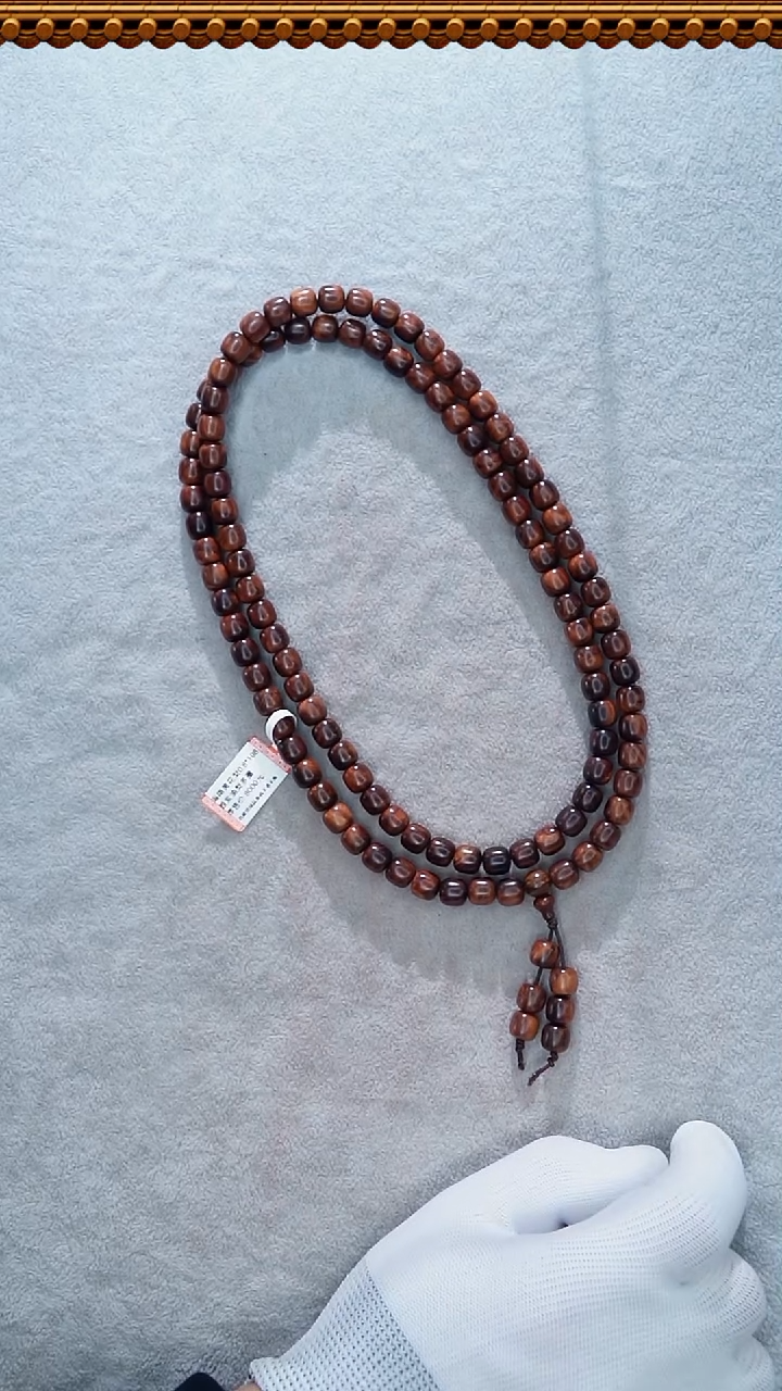 手串/手链黄花梨/降香黄檀海黄8*8水波紫油梨单圈HHL501