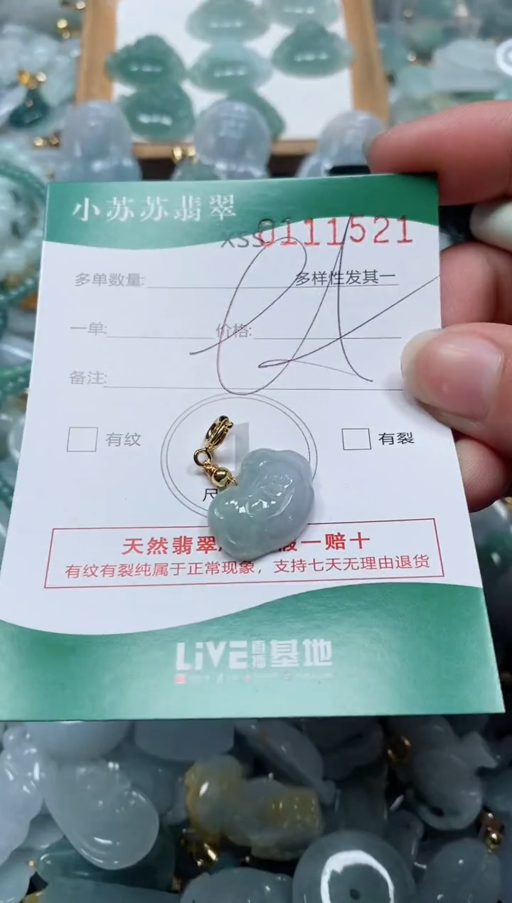 【闪购商品】翡翠颈饰未镶嵌闪购商品0111521