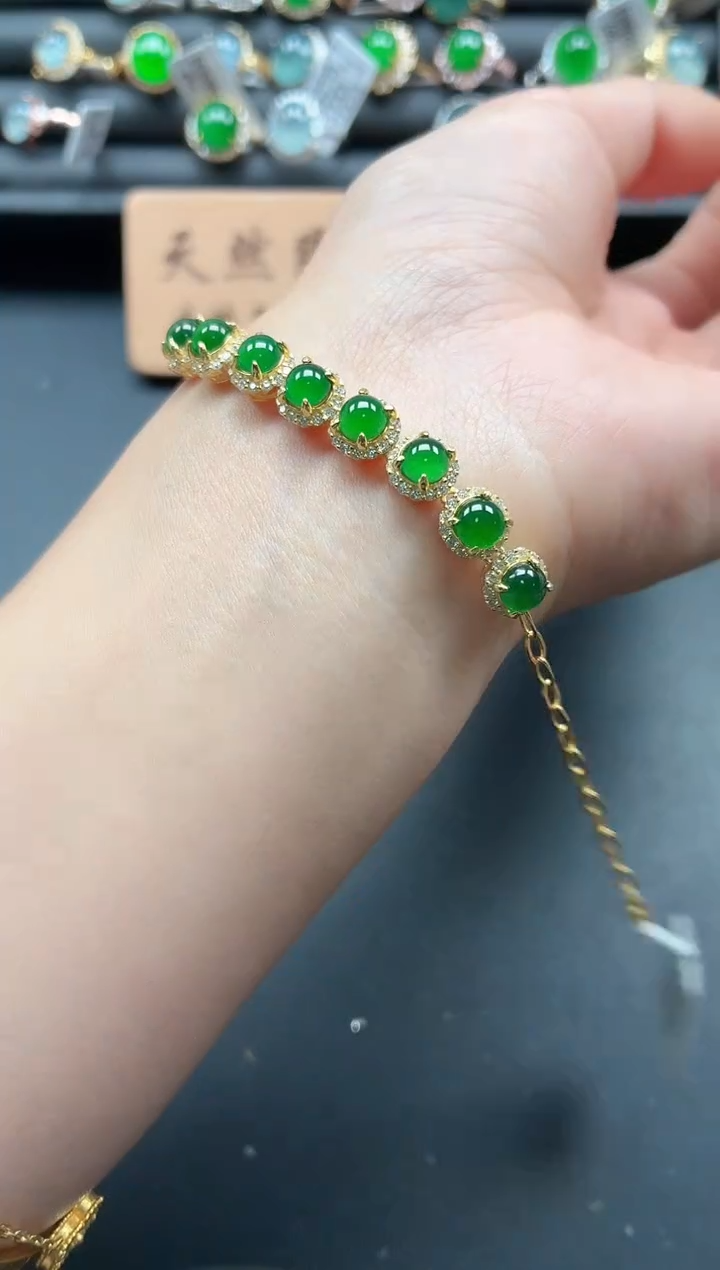 银S925镶嵌戒指翡翠11111