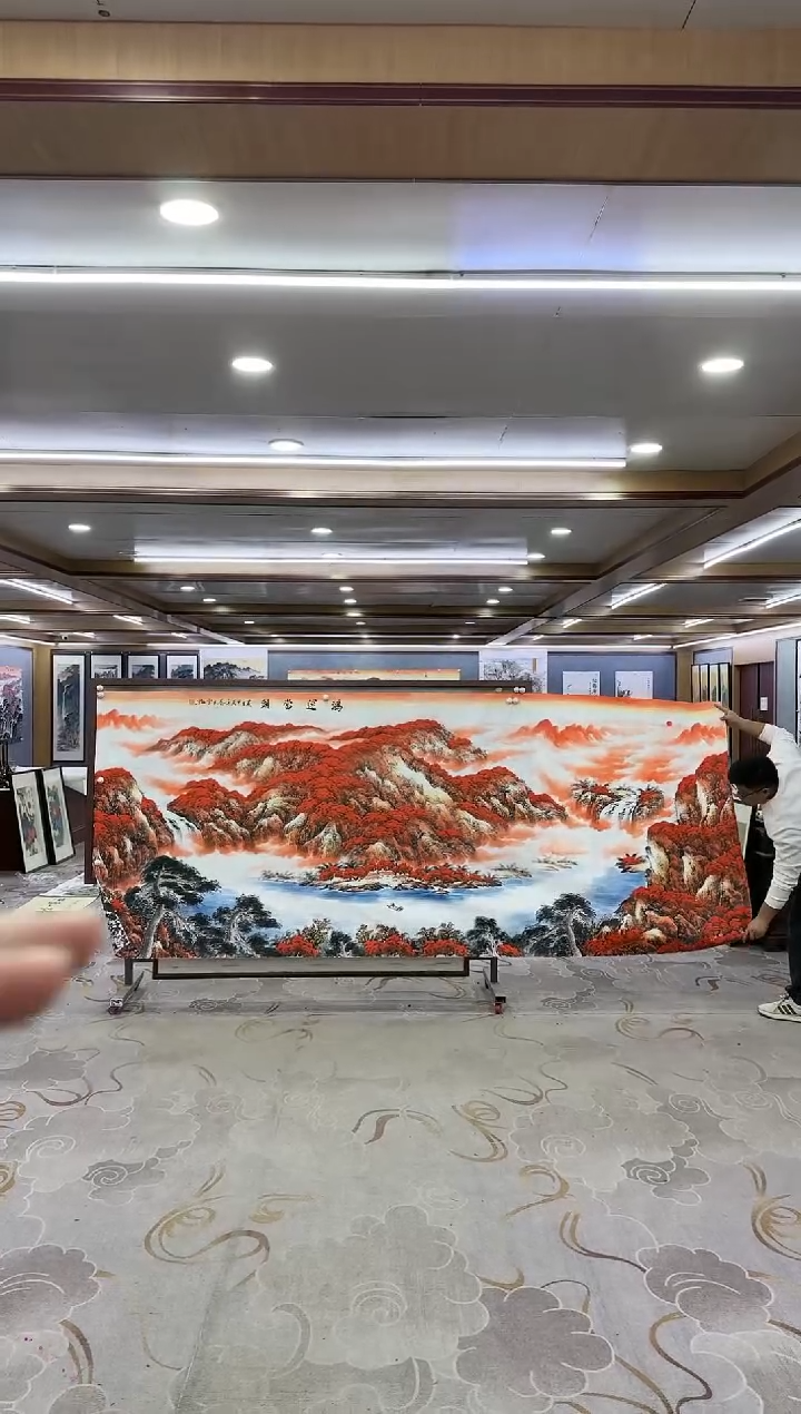 绘画1-刘雪红-大丈二-山水国画