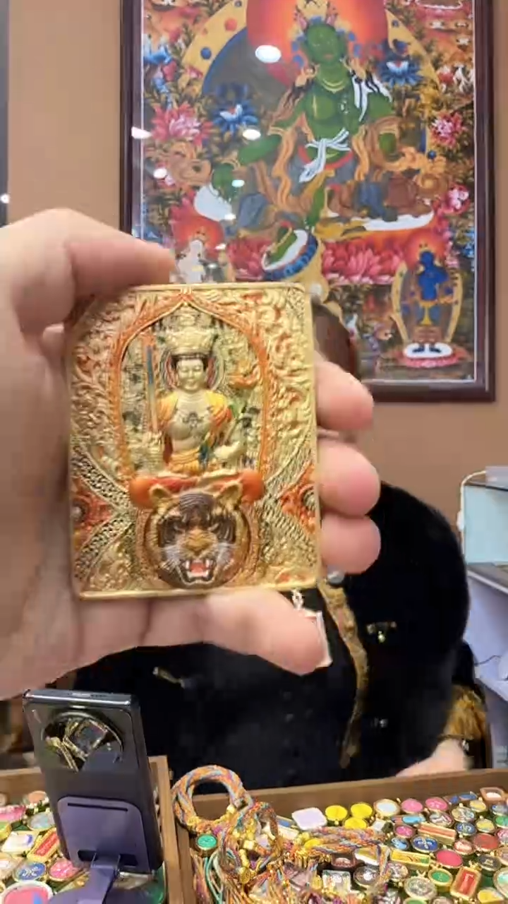 吊坠文殊冰箱贴。