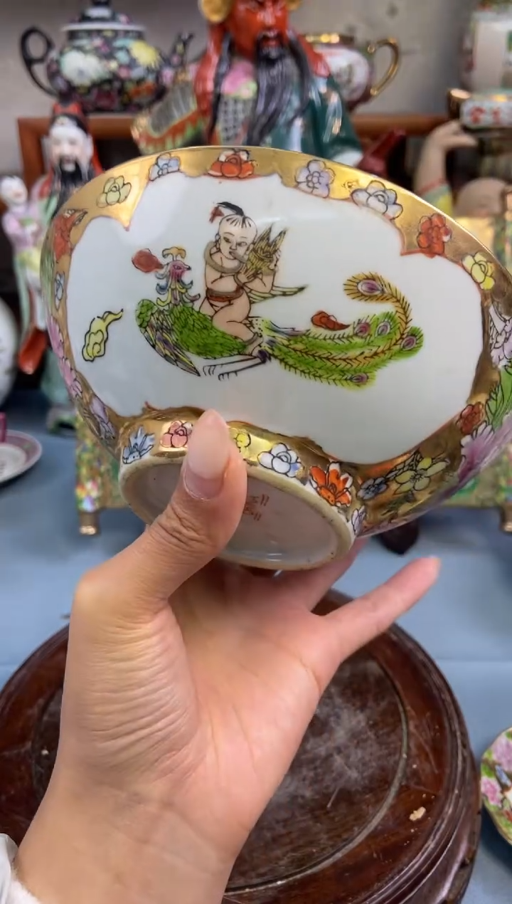 瓷片微瑕慎拍景德镇窑老厂瓷器单件