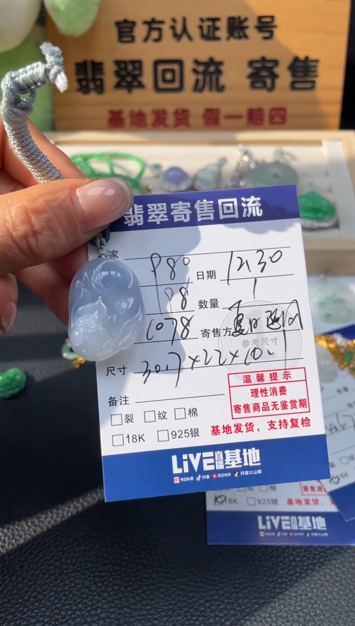 颈饰未镶嵌翡翠10152764