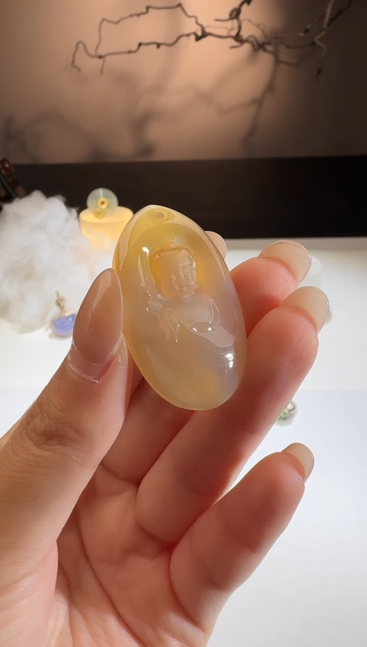 【闪购商品】玛瑙/玉髓挂件未镶嵌【鑫鑫】