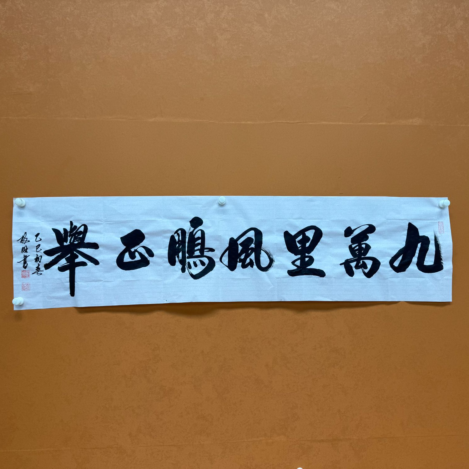 九万里风鹏正举-----卢老师 宣纸（四尺对开）