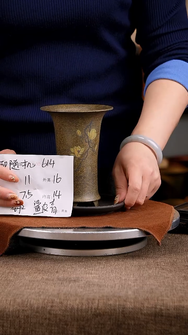 紫砂花盆花卉工艺614+z