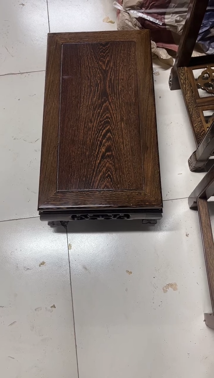 木往****f鸡翅木长方炕桌62*30*20