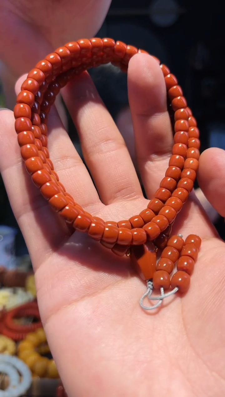 手串未镶嵌南红玛瑙多圈