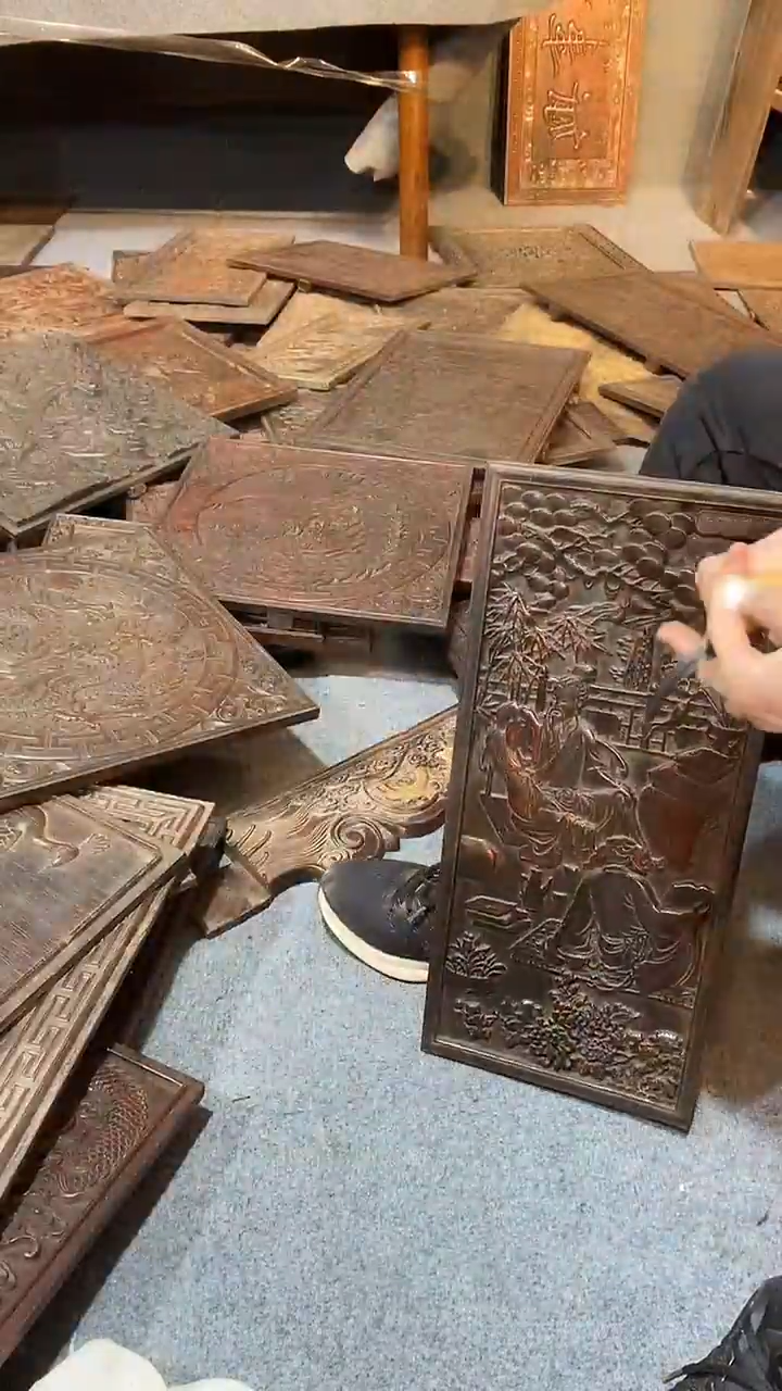 【闪购商品】木紫檀雕刻一物一拍以直播间为准