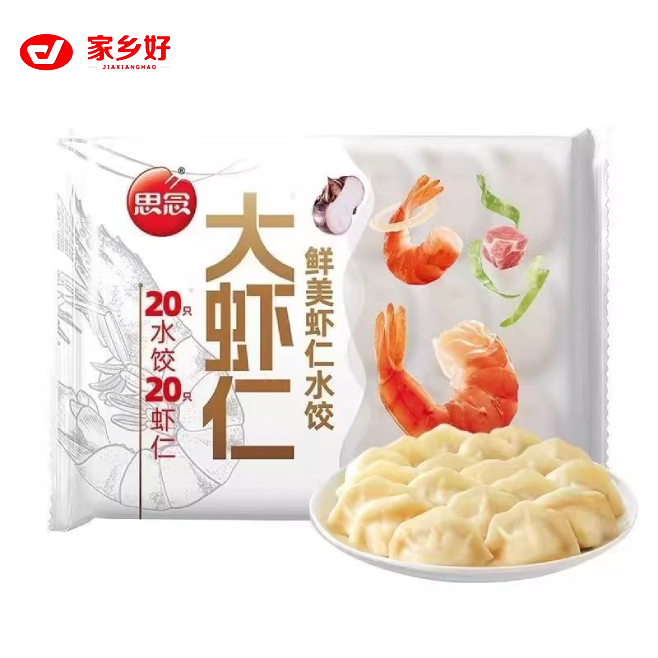 思念大虾仁鲜美虾仁水饺400g/袋