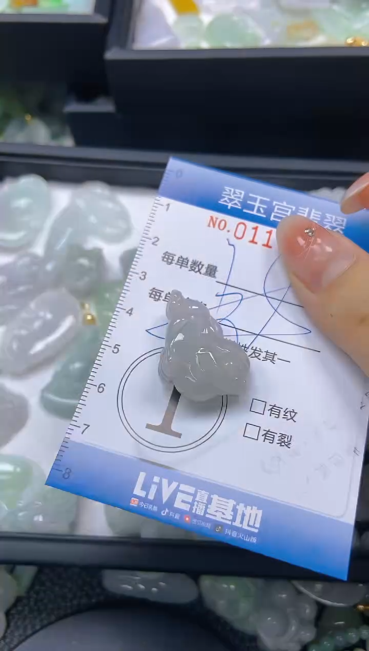 翡翠未镶嵌颈饰闪购0115597
