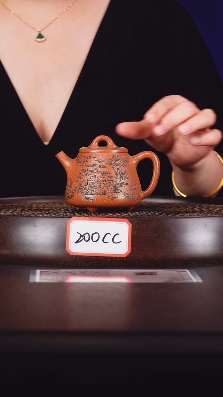 茶壶紫砂陈红紫砂壶30