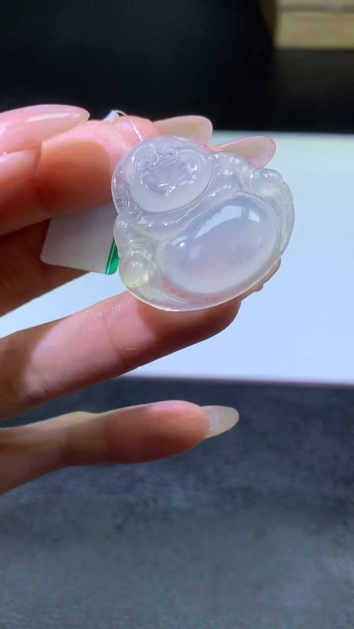 【闪购商品】定制翡翠未镶嵌003ee-毛货佛公送珠金扣18