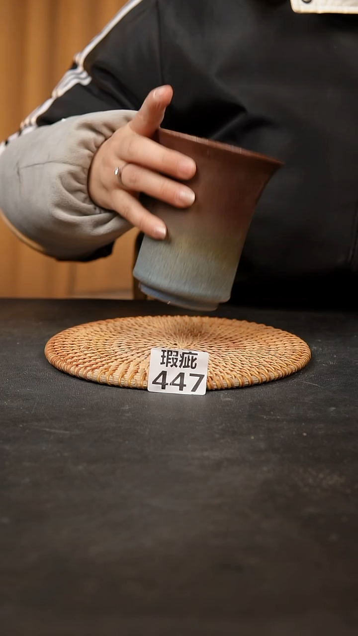 【闪购商品】瓷片447泥泥手工花盆口9