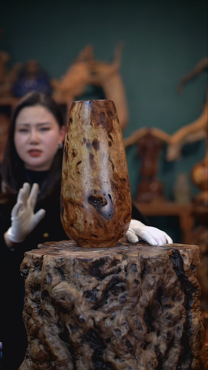 【闪购商品】枣木雷击枣木水滴瓶