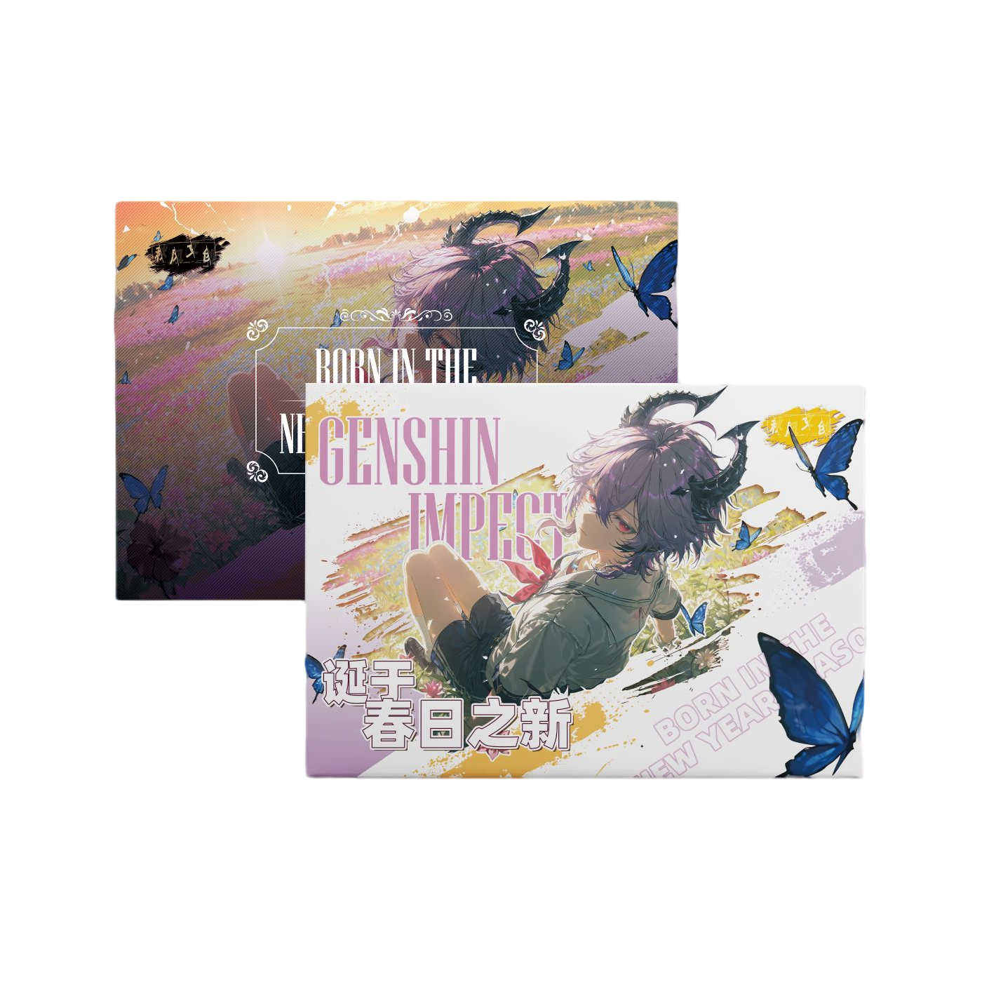 XQ【平拆/叠叠】秋风文创 原神色纸 第三弹收藏产品（主播代拆）