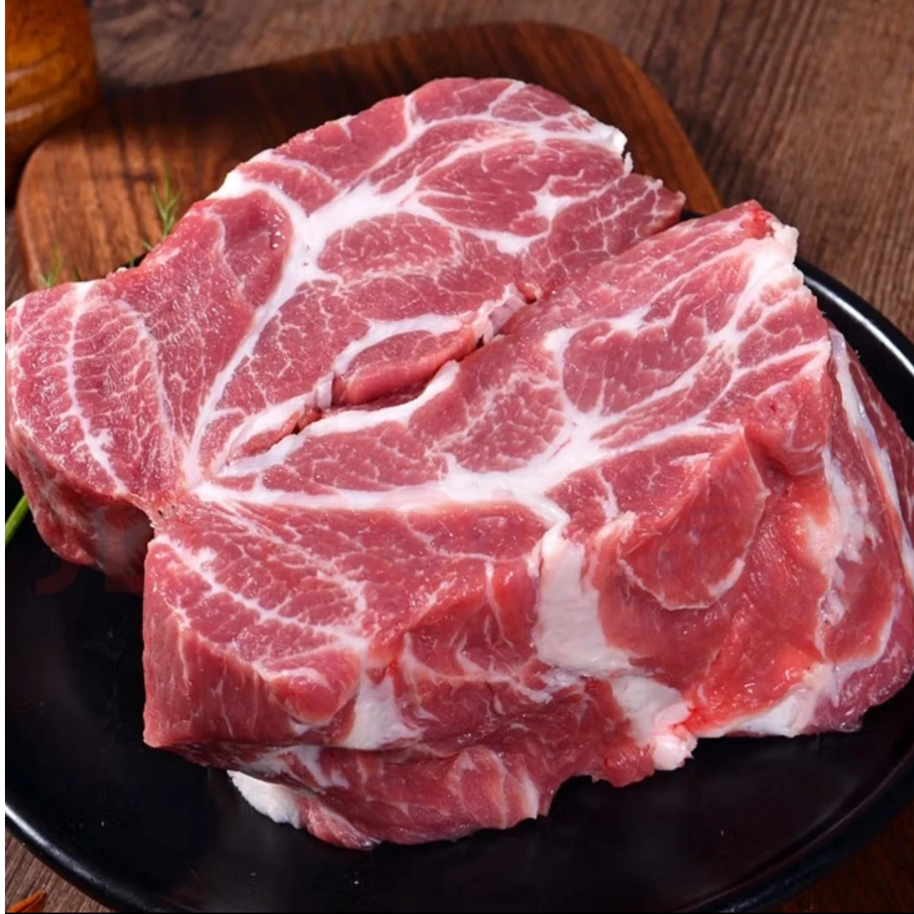 P【精品梅花肉】拍3斤送2斤散养土猪梅花肉雪花肉鲜嫩散养冷链发货P