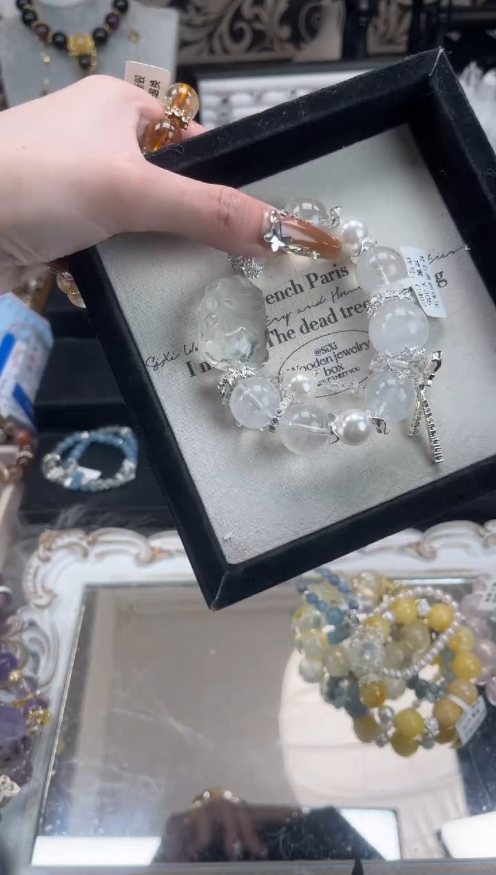 【闪购商品】水晶手链未镶嵌天然水晶 多样性发货