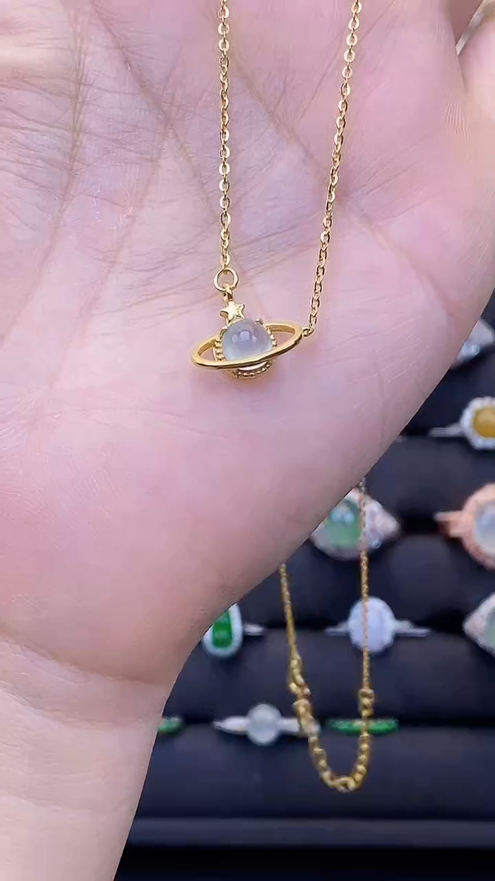 【闪购商品】翡翠戒指未镶嵌女款吊坠