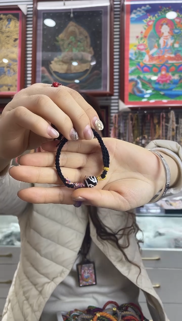 吊坠纯手工编织手绳（非质量问题 不退不换） 天珠手绳