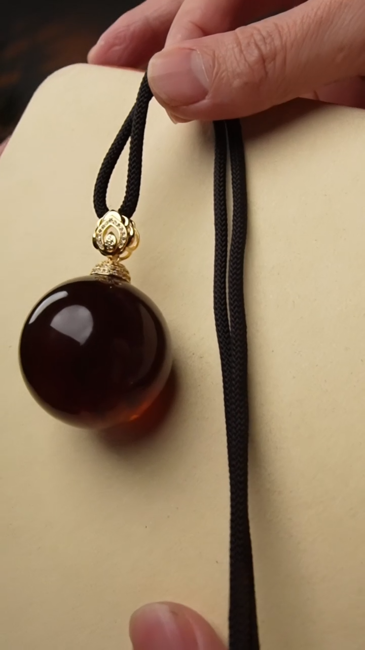 【闪购商品】琥珀颈饰未镶嵌34+紫蜜紫杉醇