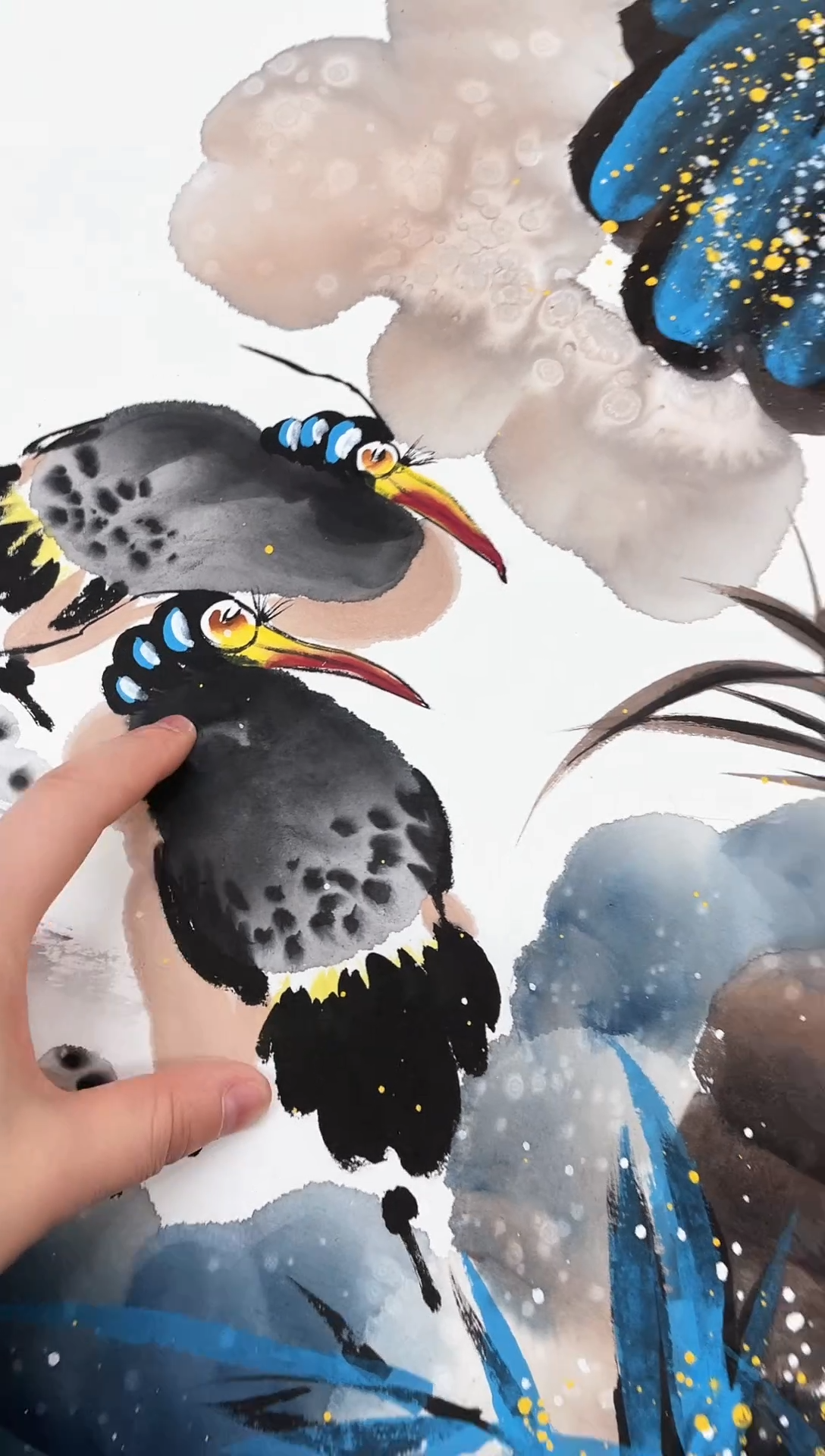 精品国画花鸟作品