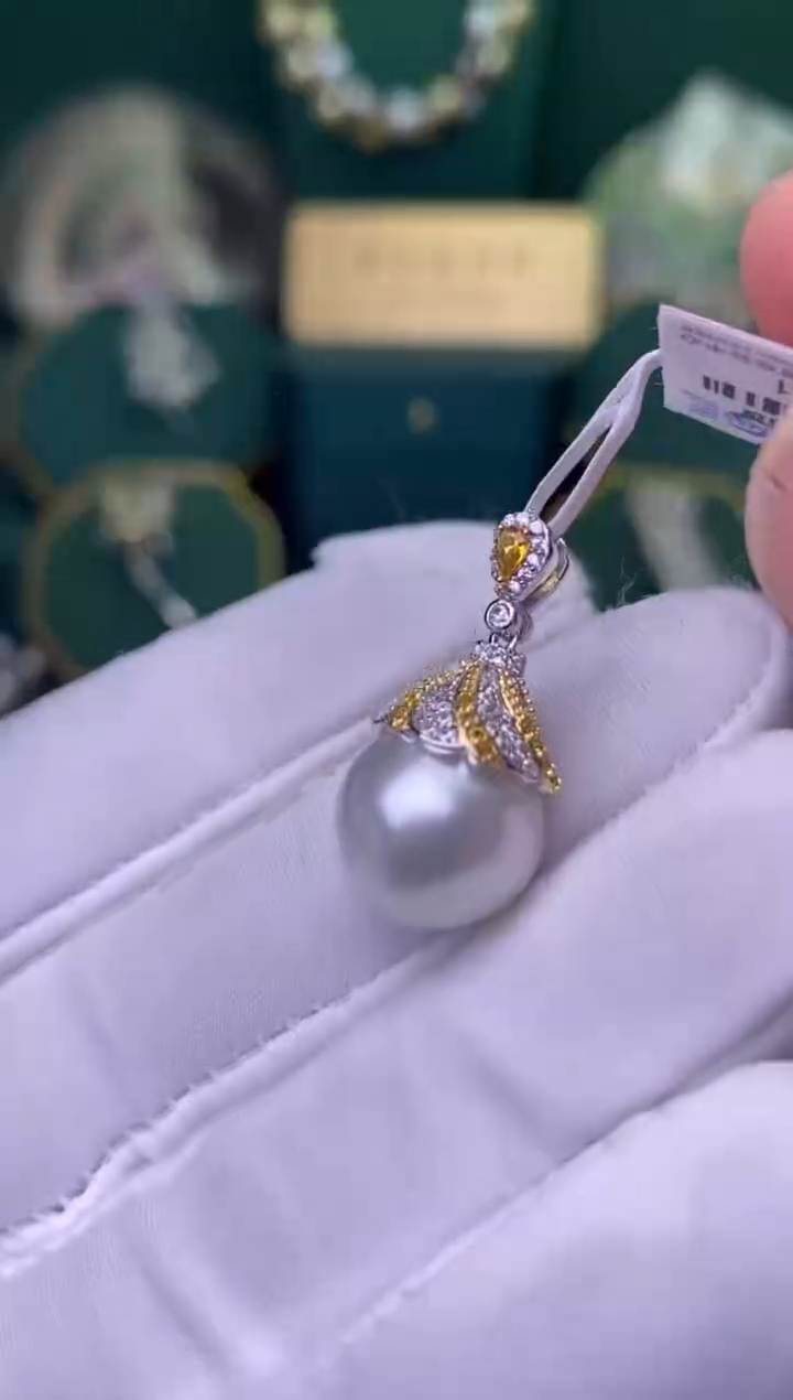 【闪购商品】海水珍珠颈饰银S925镶嵌12-13