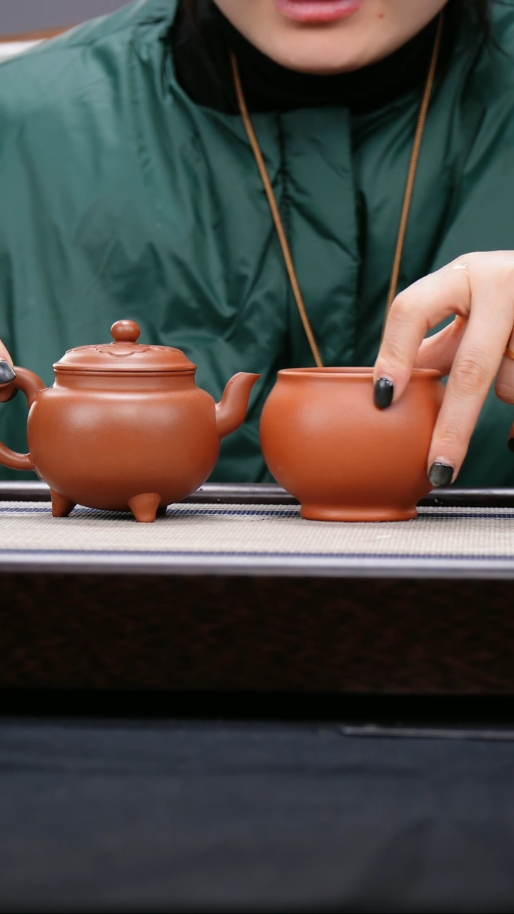 【闪购商品】紫砂茶壶小煤窑朱泥 大彬如意 