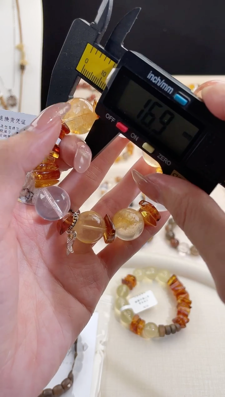 未镶嵌手串水晶咚*咚天然水晶多宝手串