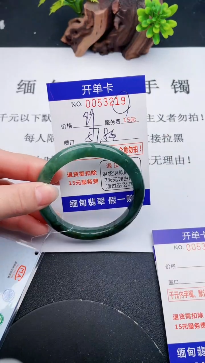 【闪购商品】翡翠手镯未镶嵌19天然翡翠A货