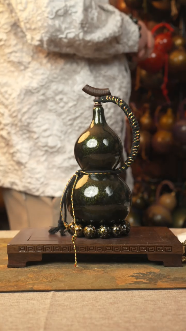 【闪购商品】233大漆葫芦一物一拍记600ml