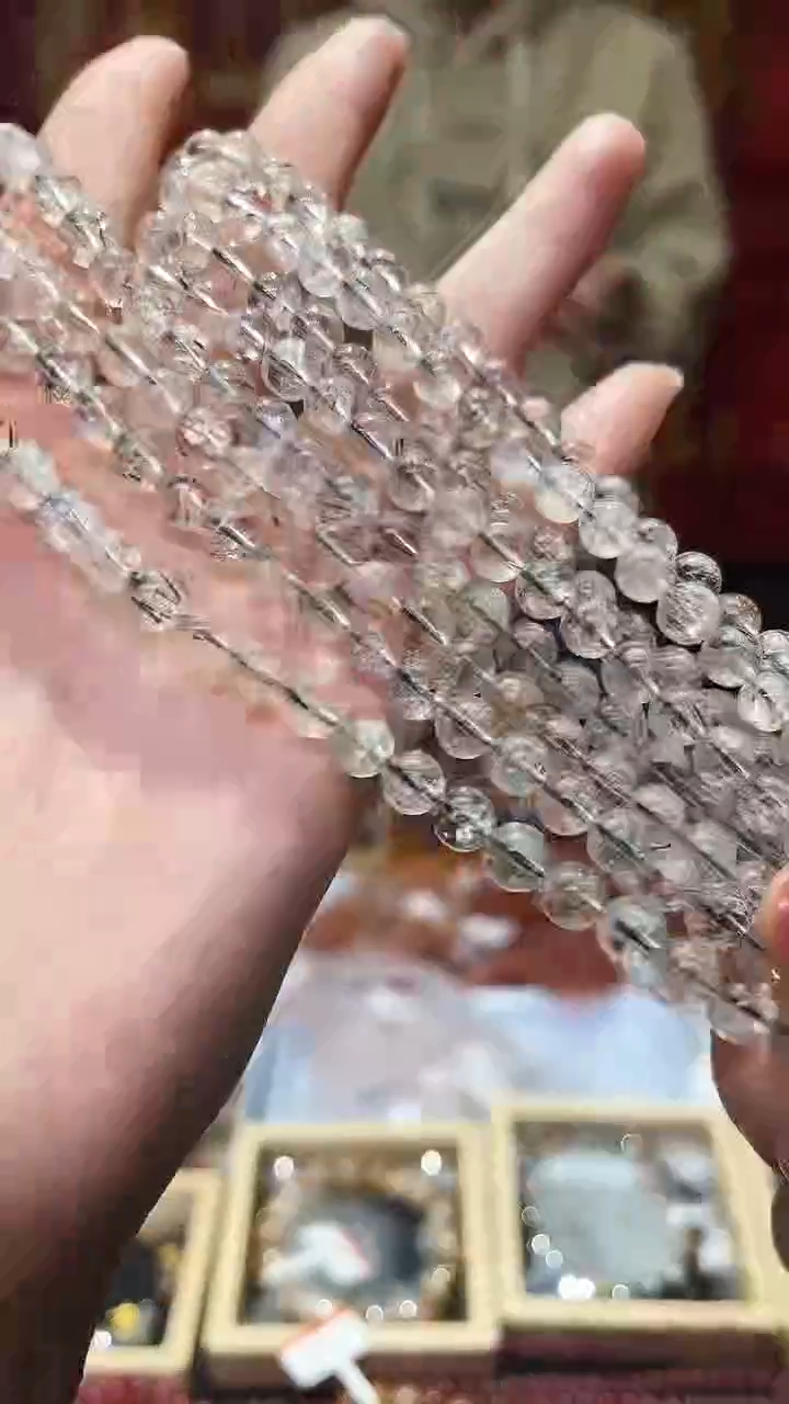 【闪购商品】水晶手链未镶嵌晨曦水晶黑金超