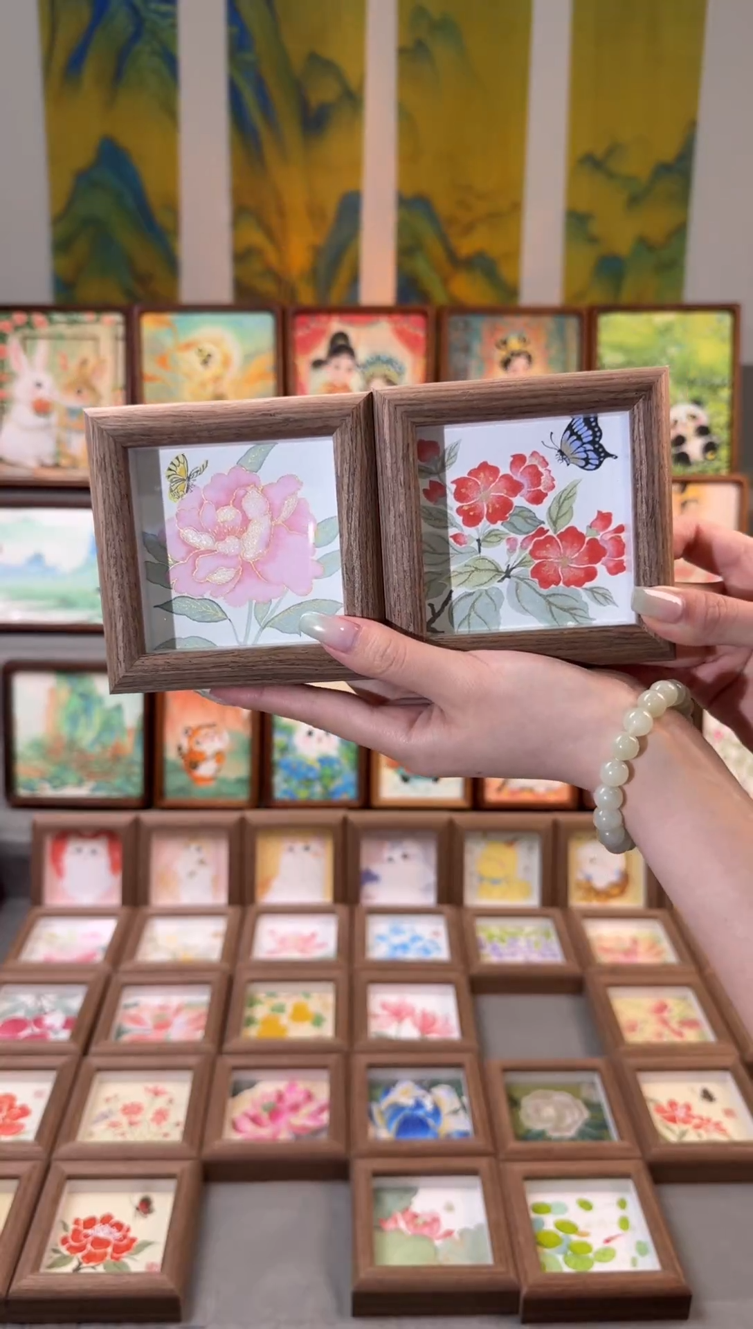 国画小牡丹 小海棠 一组11