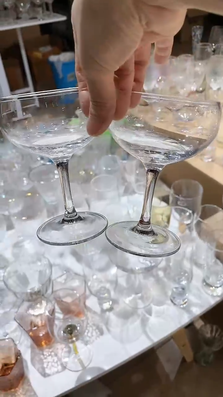 【闪购商品】水晶玻璃2只甜品杯透明