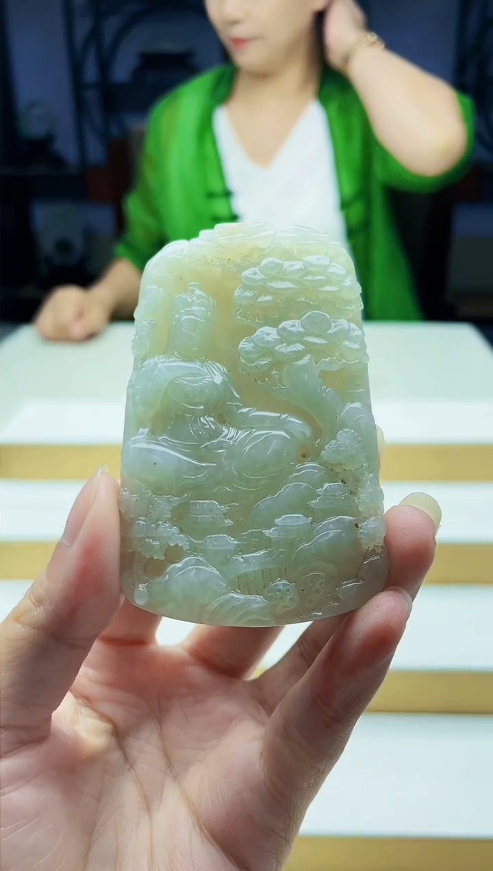 定制翡翠未镶嵌毛货08110174